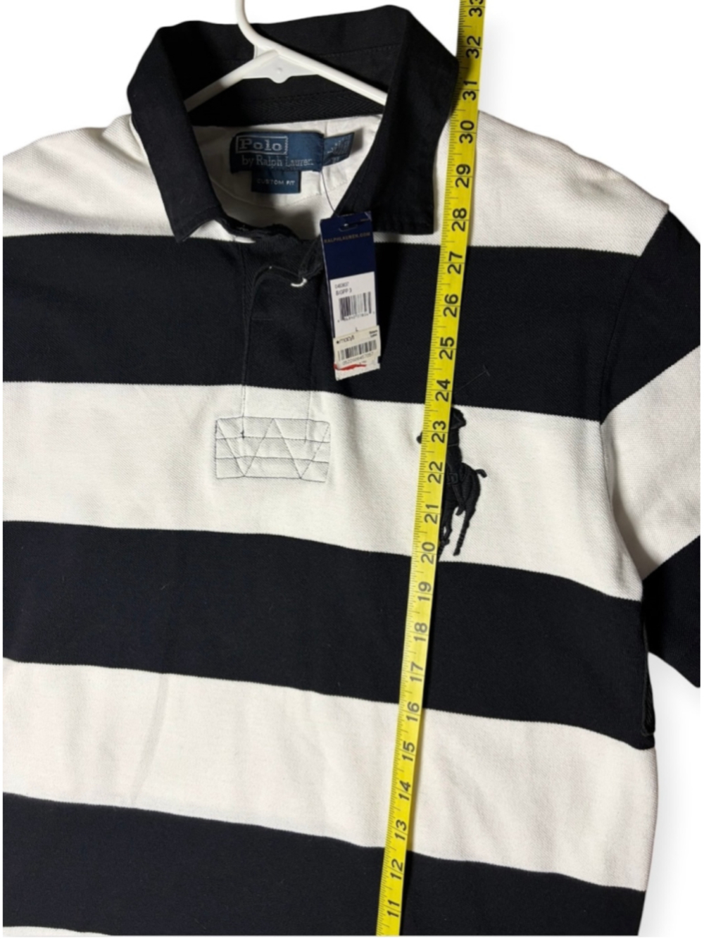 DEADSTOCK Polo Ralph Lauren Big Pony Striped Polo L NWT - Picture 7 of 7
